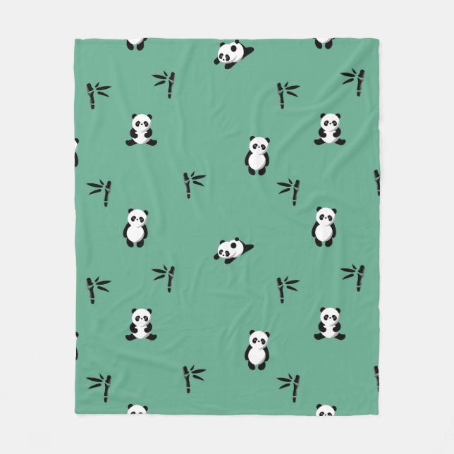 Manta Polar Pandas Adorable (Anverso)