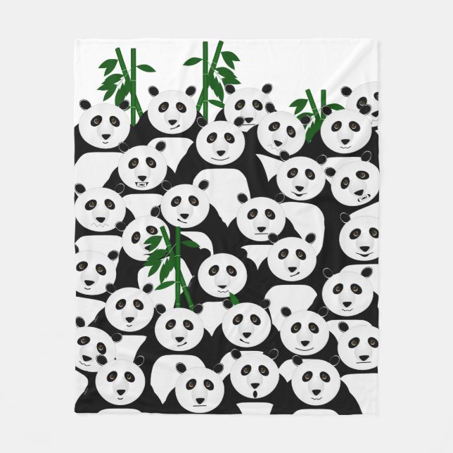 Manta Polar Pandas Fleece Blanket (Anverso)