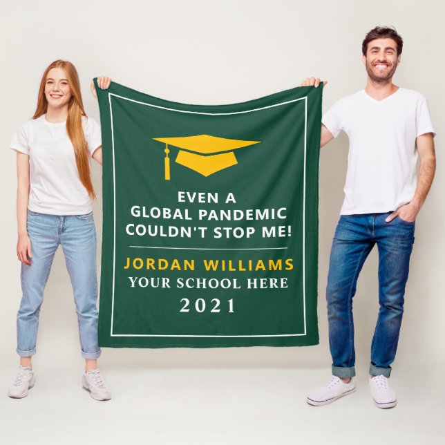Manta Polar Pandemia personalizada - Graduado de 2021 (In situ)