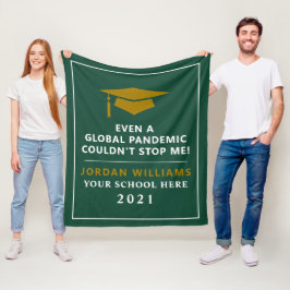 Manta Polar Pandemia personalizada - Graduado de 2021