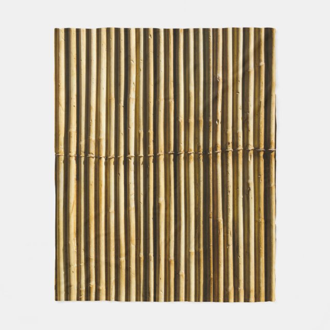 Manta Polar Panel de madera marrón (Anverso)