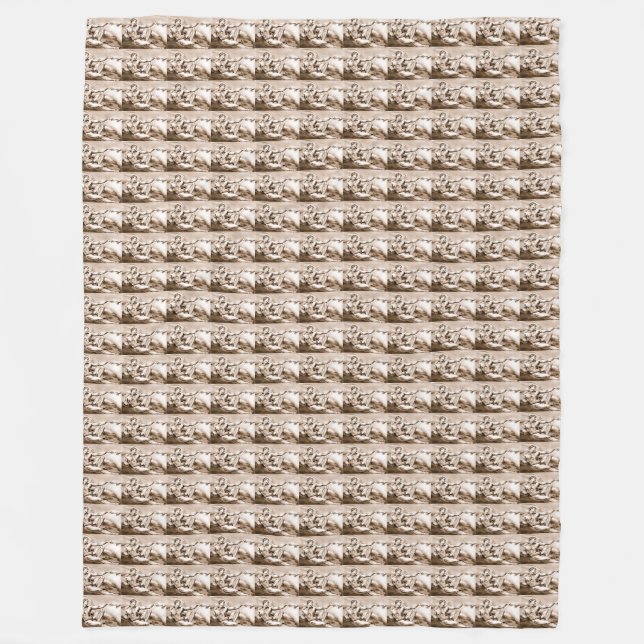 Manta Polar Paño grueso y suave Adams combinado (Anverso)