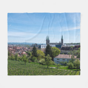 Manta Polar Panorama del casco antiguo de Bamberg, Alemania