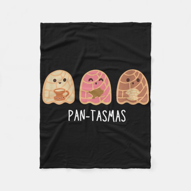 Manta Polar Pantasmas Fantasma divertida Conchas Mexicanas (Anverso)