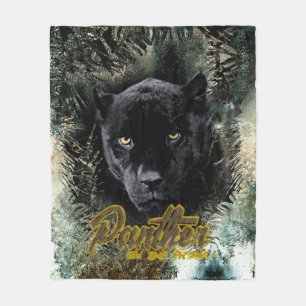 Manta Polar "Pantera en el vagabundeo "