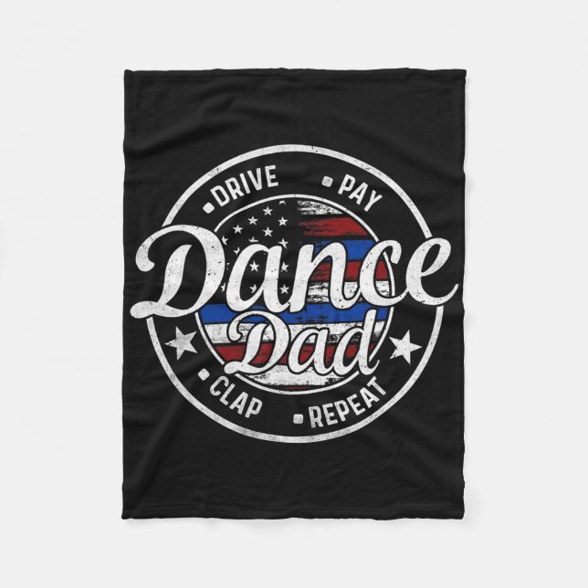 Manta Polar Papá baila bailarina ventilado norteamericana bail (Anverso)