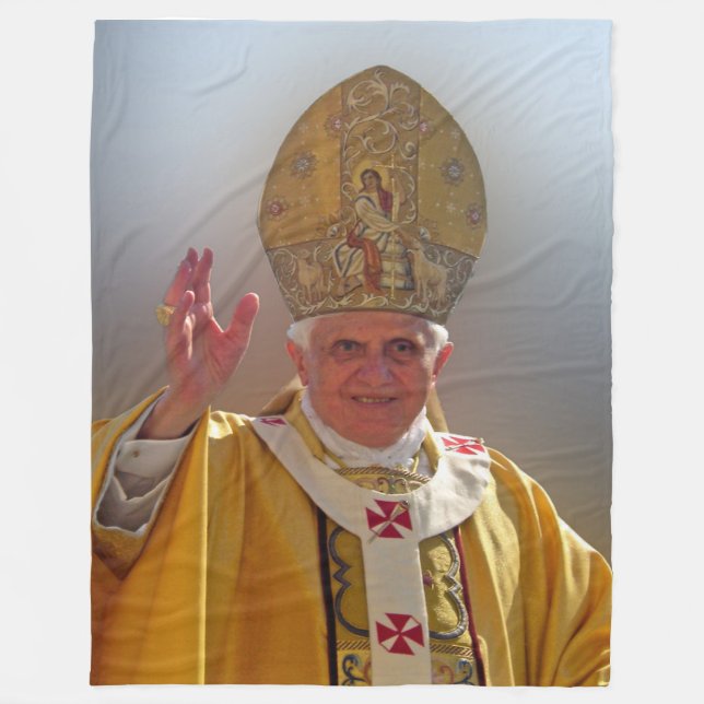 Manta Polar PAPA BENEDICT XVI Fleece Blanket (Anverso)