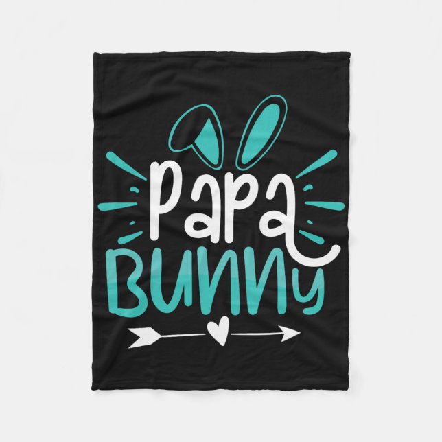 Manta Polar Papa Conejo  (Anverso)