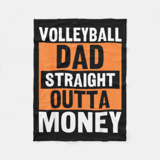 Manta Polar Papá de voleibol directamente de dinero divertido 