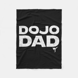 Manta Polar Papá del Dojo Artes Marciales Regalo Divertido del