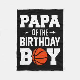 Manta Polar Papa del niño de cumpleaños familia de niño de bal
