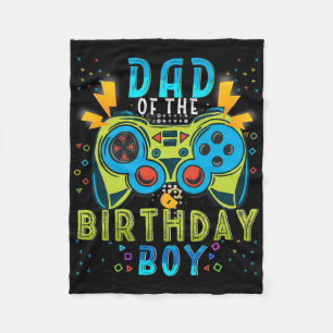 Manta Polar Papá Del Videojuego Birthday Boy Coincidiendo Con 