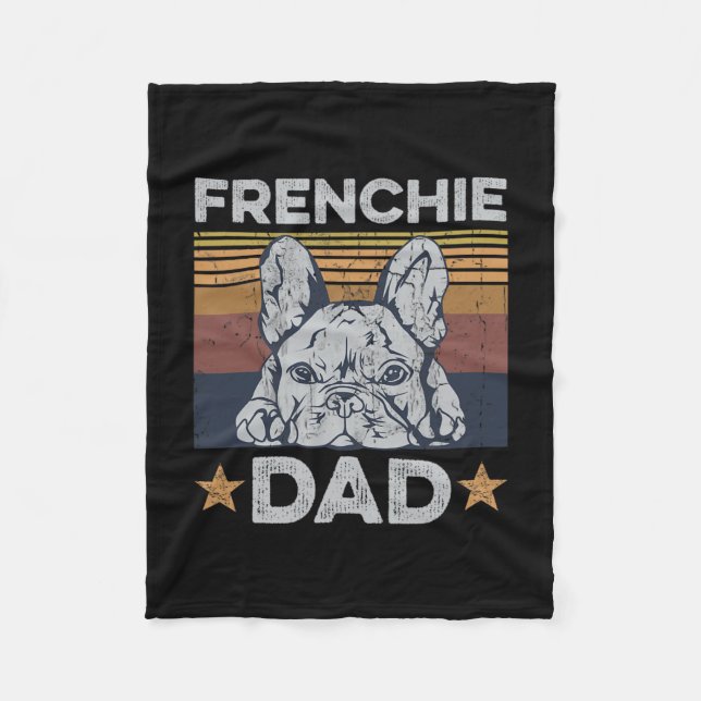 Manta Polar Papá Diseña Para Tu Padre Francés (Anverso)