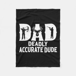 Manta Polar Papá divertido cazando ciervos, tipo mortalmente p