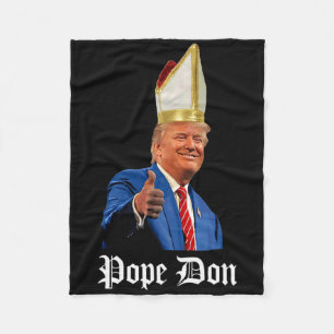 Manta Polar Papa Don - Donald Trump Nuevo Papa Católico