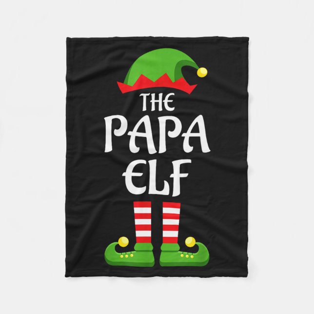 Manta Polar Papa Elf Family Matching Group Christmas Dad  (Anverso)