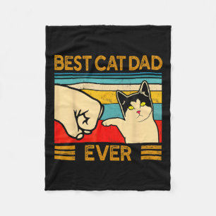 Manta Polar Papá Gato Regalo de Papá Gato El Día Del Padre Par