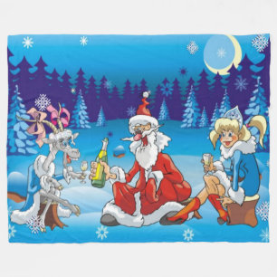 Manta Polar Papá Noel