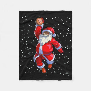 Manta Polar Papá Noel afroamericano negro Papá Noel Bysketbyll