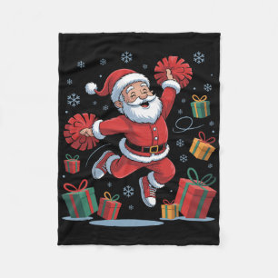 Manta Polar Papá Noel Divertido Animando por Navidad Xmas P