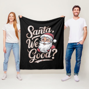 Manta Polar ¿Papá Noel? Navidades infantiles navideños diverti