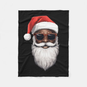 Manta Polar Papá Noel Noel negro Noel Santa Afro Americano