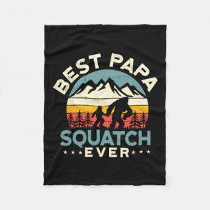 Manta Polar Papá Sasquatch Papá Mejor Papá Squatch Padres
