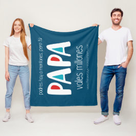 Manta Polar Papa vales millones