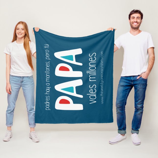 Manta Polar Papa vales millones (In situ)