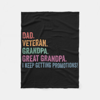 Manta Polar Papá veterano abuelo divertidísimo padre abuelo