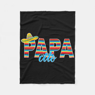 Manta Polar Papacito Serape Sombrero Cinco De Mayo