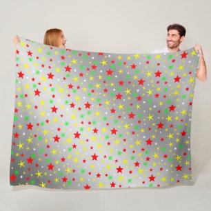 Manta Polar papel de Navidad plateado, patrón de invierno+, fe