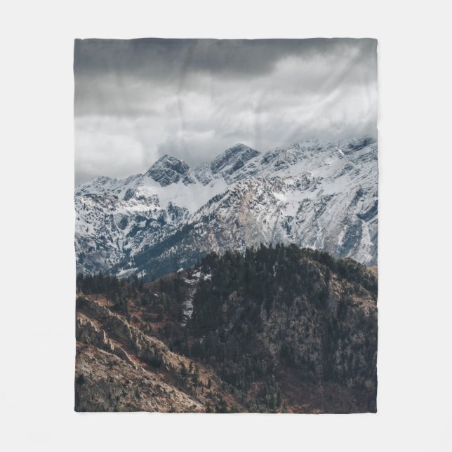 MANTA POLAR PAPEL DE PALABRA DE LA MONTAÑA DE NIEVE (Anverso)