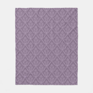 Manta Polar Papel pintado floral púrpura