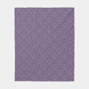 Manta Polar Papel pintado floral púrpura 2