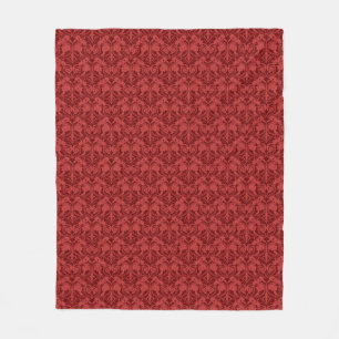 Manta Polar Papel pintado rojo