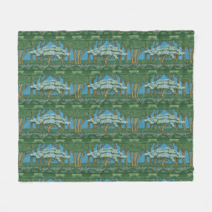 Manta Polar Papel pintado vintage de Walter Crane May Tree For
