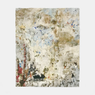 Manta Polar Papel rojo y marrón