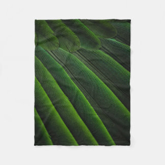 Manta Polar Papel verde 3D