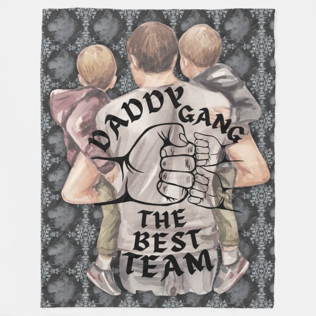 Manta Polar Papi, pandilla (Anverso)