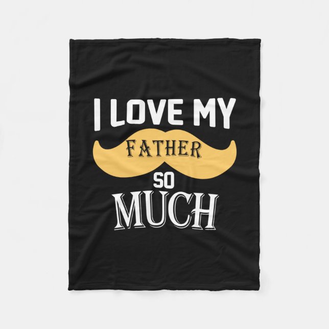 Manta Polar Papi Regalo Amo Tanto A Mi Padre (Anverso)