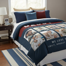 Manta Polar Papi Simplemente El Mejor Collage de fotos Persona