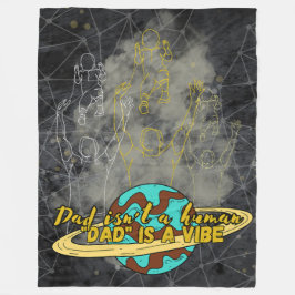 Manta Polar Papi, vibe Fleece Blanket