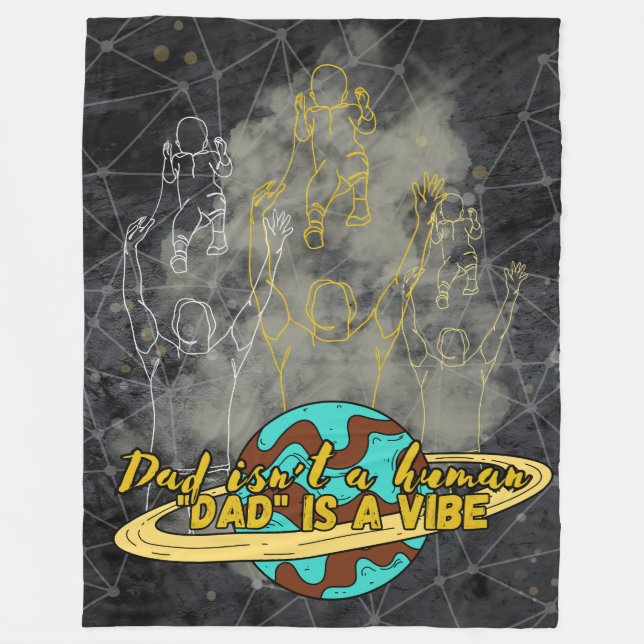 Manta Polar Papi, vibe Fleece Blanket (Anverso)