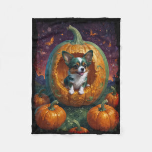 Manta Polar Papilino de Halloween vivía en calabaza