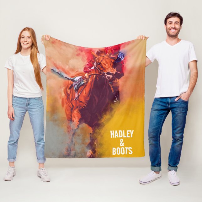 Manta Polar Paquete de nombres personalizados de Carreras de c (In situ)