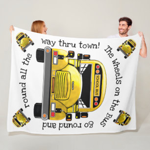 Manta Polar Paquete personalizado de bus escolar