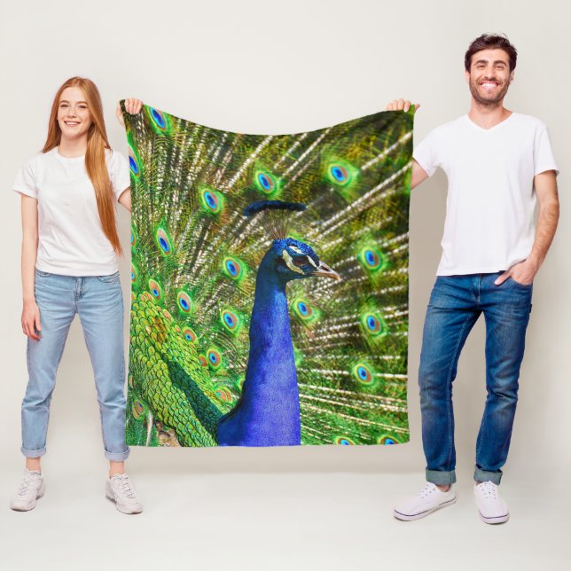 Manta Polar Paquetes de pavo real blando (In situ)