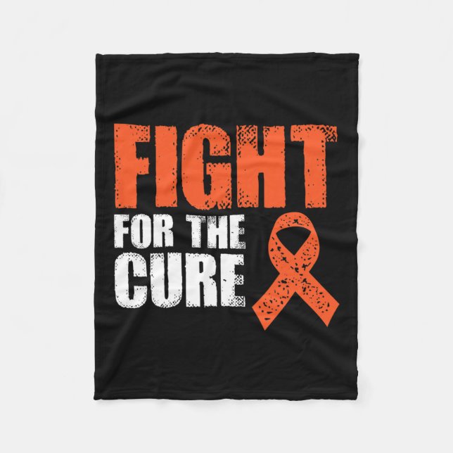 Manta Polar Para Cure Leukemia Sensibilización Sobreviviente D (Anverso)