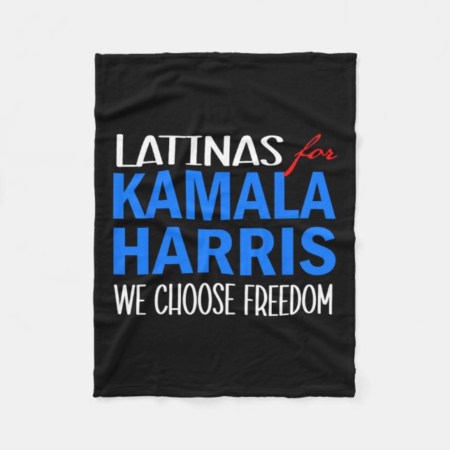 Manta Polar Para Kamala Harris 2024 Elegimos Libertad 1 (Anverso)